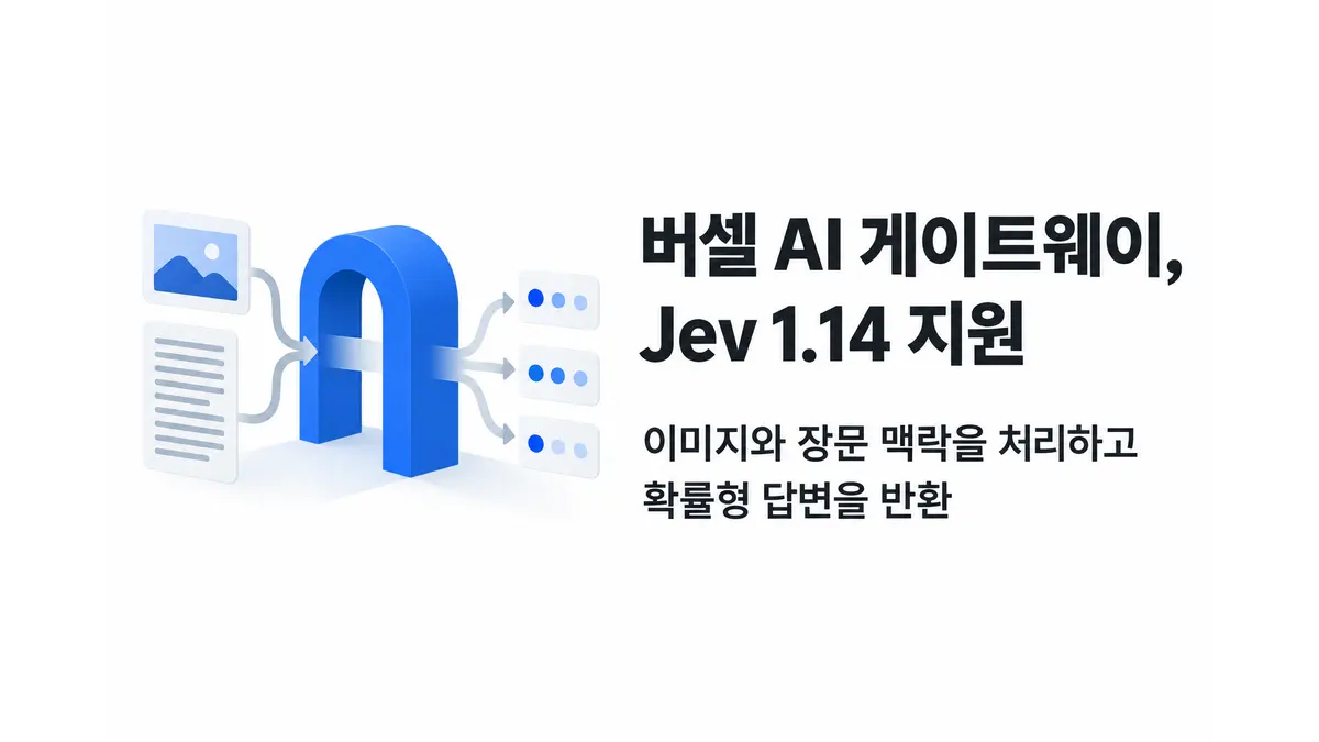 타입세이프AI Jev 1.14, 버셀에 추가 — 기사 주제를 표현한 AI 생성 개념 삽화
