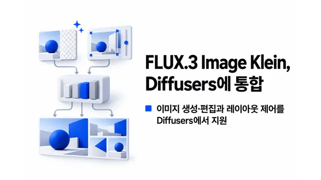 FLUX.3 Image Klein, Diffusers 통합 — 기사 주제를 표현한 AI 생성 개념 삽화